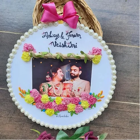 Forever Embroidered Photo Hoop